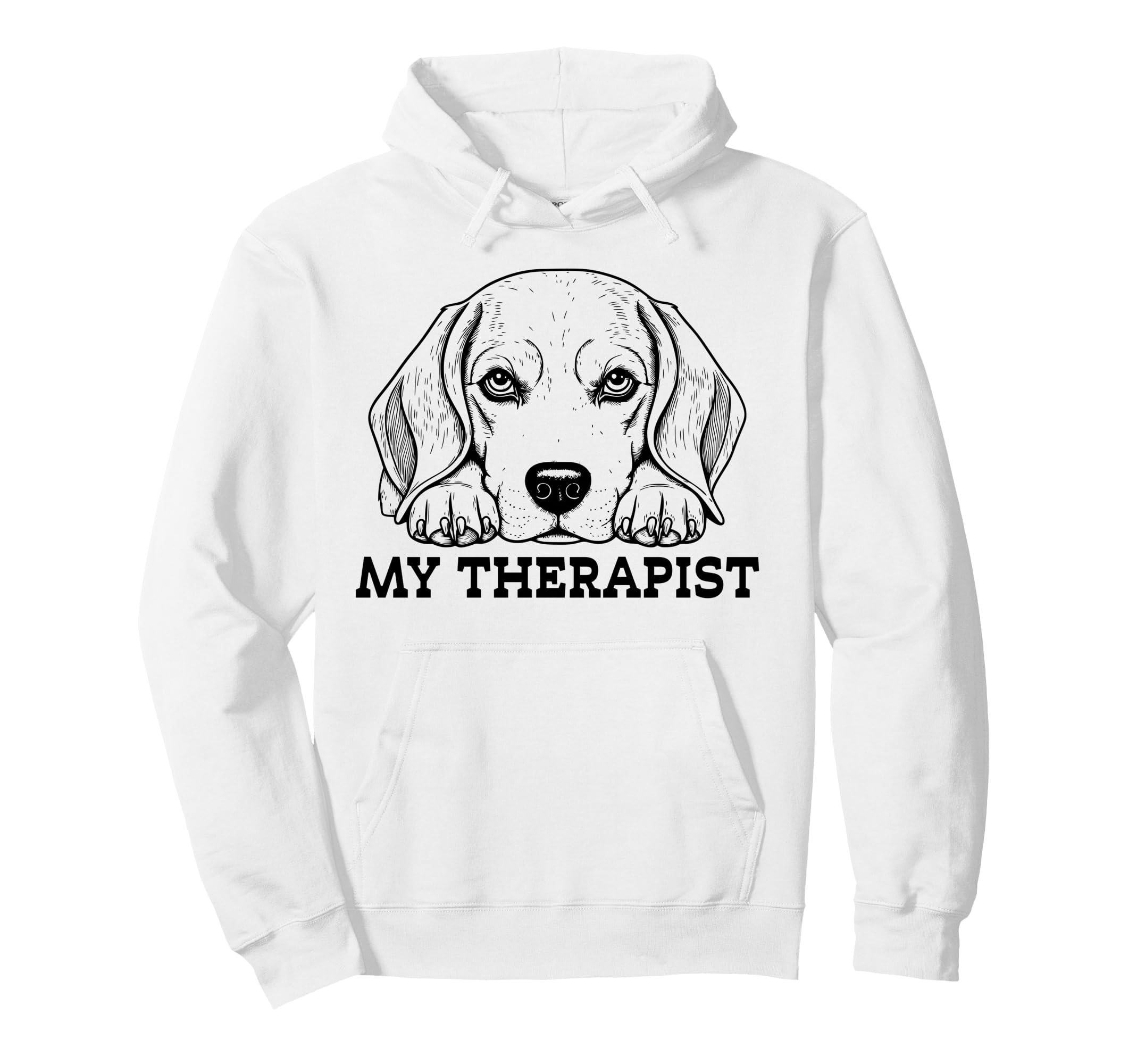Funny Dog Owner Therapy Dog Lover Hoodie - Aesthetic Graphic for Adults - T-Shirt, Sweatshirt, Hoodie