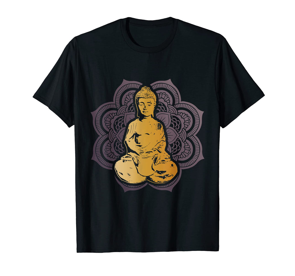Spiritual Zen Buddha Mandala Meditation T-Shirt - Unique Graphic Men Women - T-Shirt, Sweatshirt, Hoodie