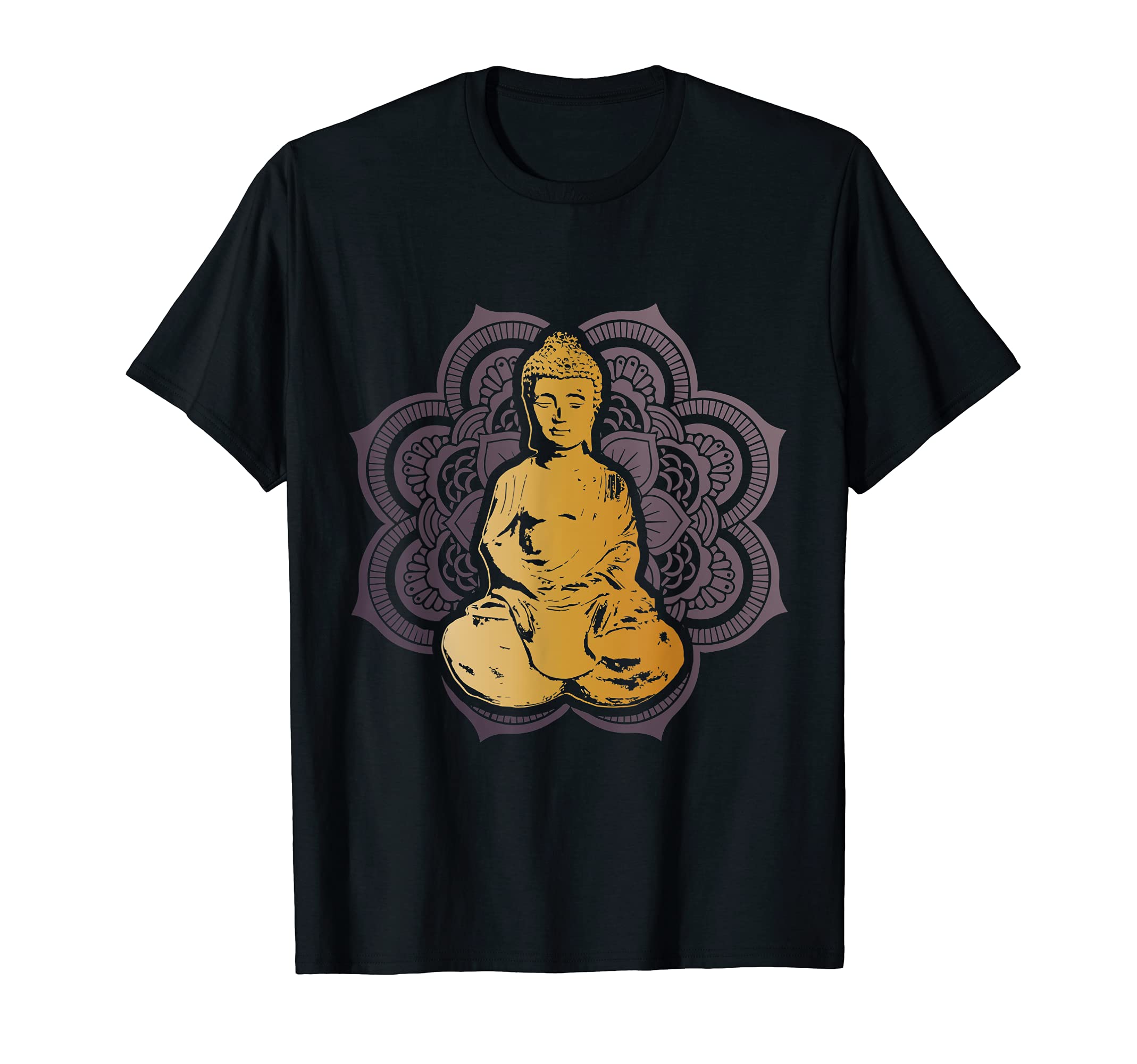 Spiritual Zen Buddha Mandala Meditation T-Shirt - Unique Graphic Men Women - T-Shirt, Sweatshirt, Hoodie