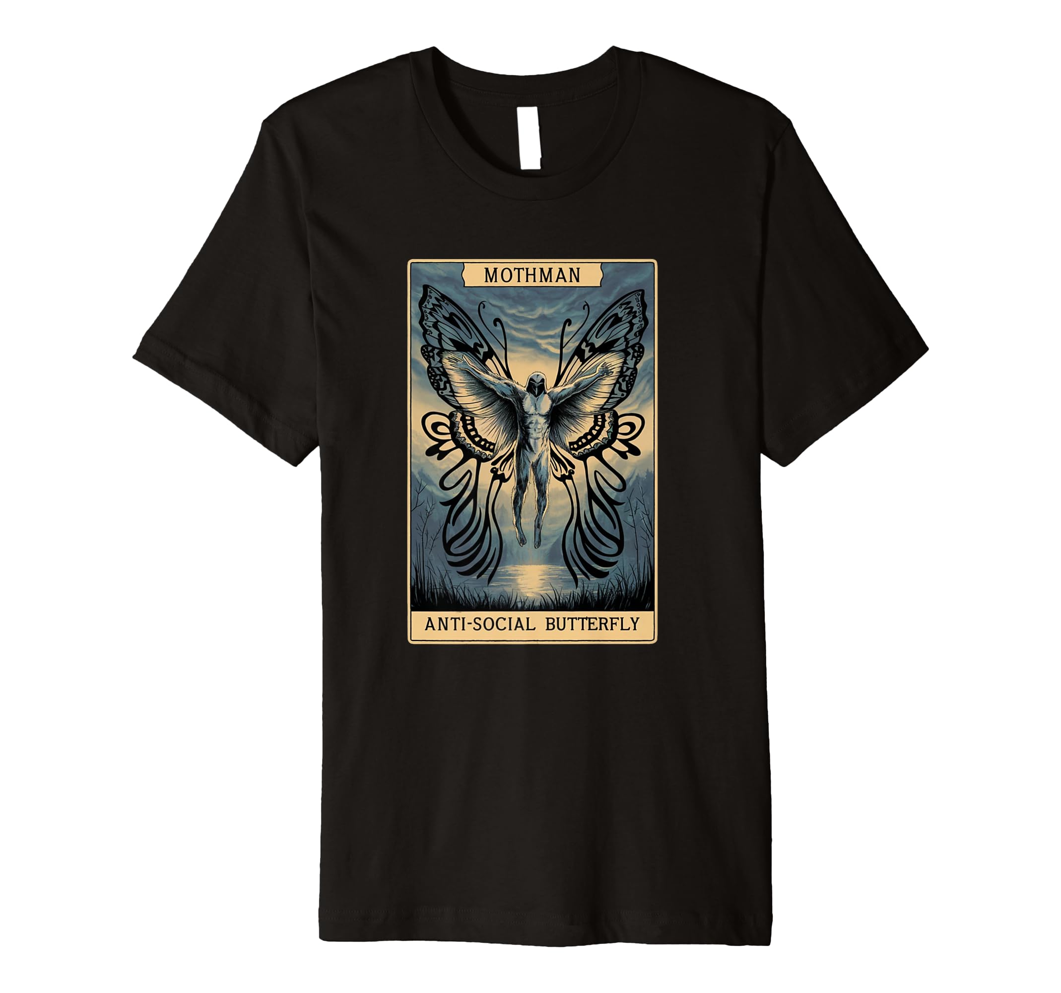 Antisocial Butterfly Fairy Grunge T-Shirt - Streetwear Style for Adults - T-Shirt, Sweatshirt, Hoodie
