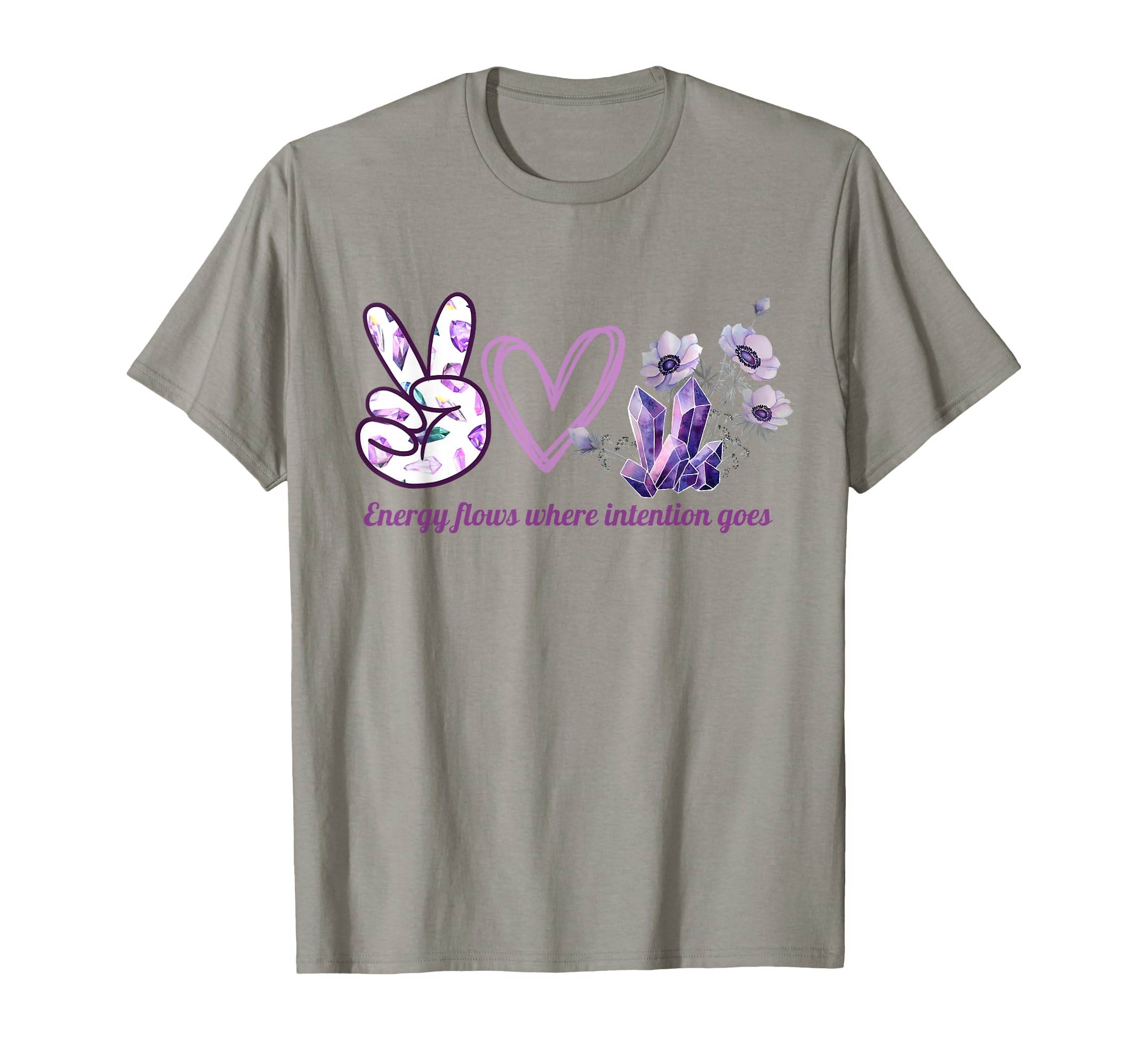 Energy Flows Where Intentions Go T-Shirt - Aesthetic Graphic for Adults - T-Shirt, Sweatshirt, Hoodie