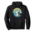 Meditation Dolphin Yoga Pose Hoodie - Fun Novelty Design for Adults - T-Shirt, Sweatshirt, Hoodie