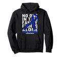 No One This Family Fights Alone Chronic Hoodie - Unique Graphic Unisex - T-Shirt, Sweatshirt, Hoodie