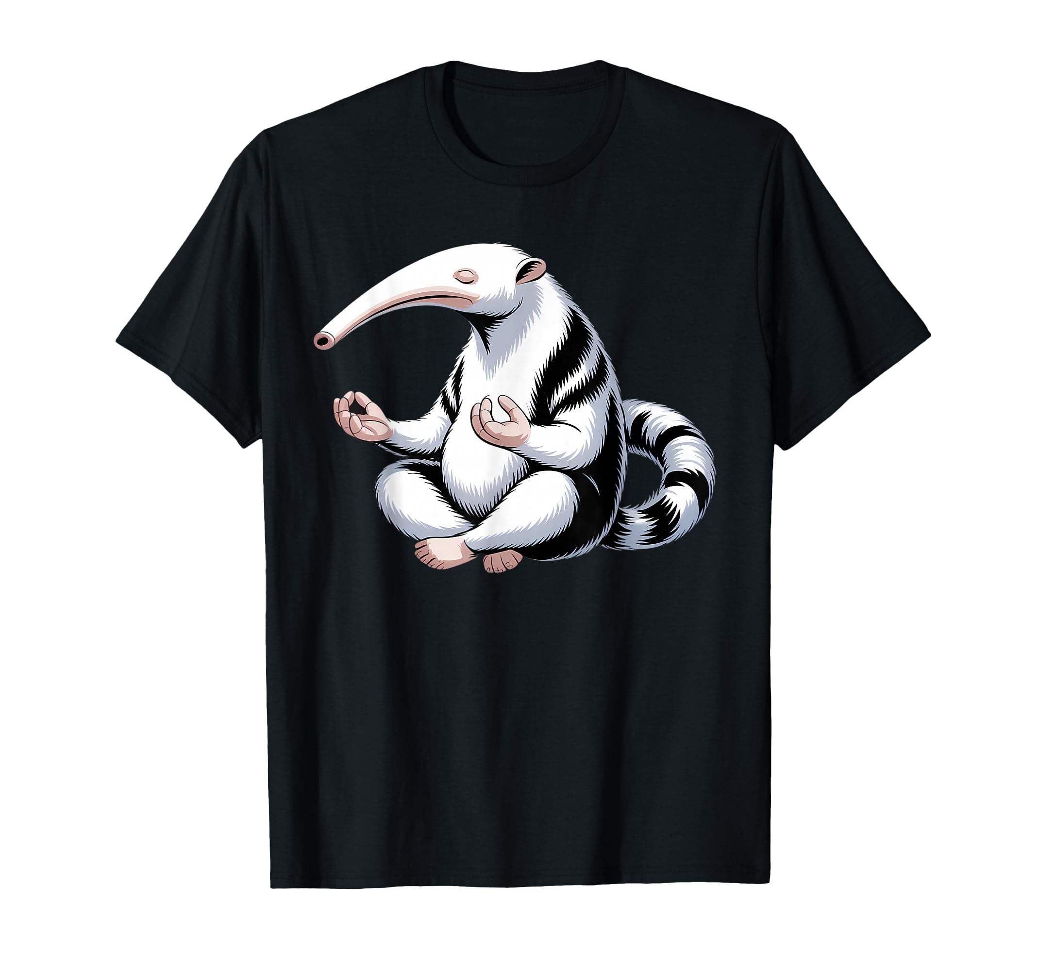 Meditation Anteater Yoga Pose T-Shirt - Aesthetic Graphic for Adults - T-Shirt, Sweatshirt, Hoodie