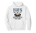 Getting My Steps Walking Lord Pug Hoodie - Trendy Graphic Men Women - T-Shirt, Sweatshirt, Hoodie