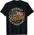 Retirement 2026 Not My Problem Anymore US Flag Retired Funny T-Shirt Unisex T-shirt, Sweatshirt, Hoodie, Long Sleeve Tee - T-Shirt, Sweatshirt, Hoodie