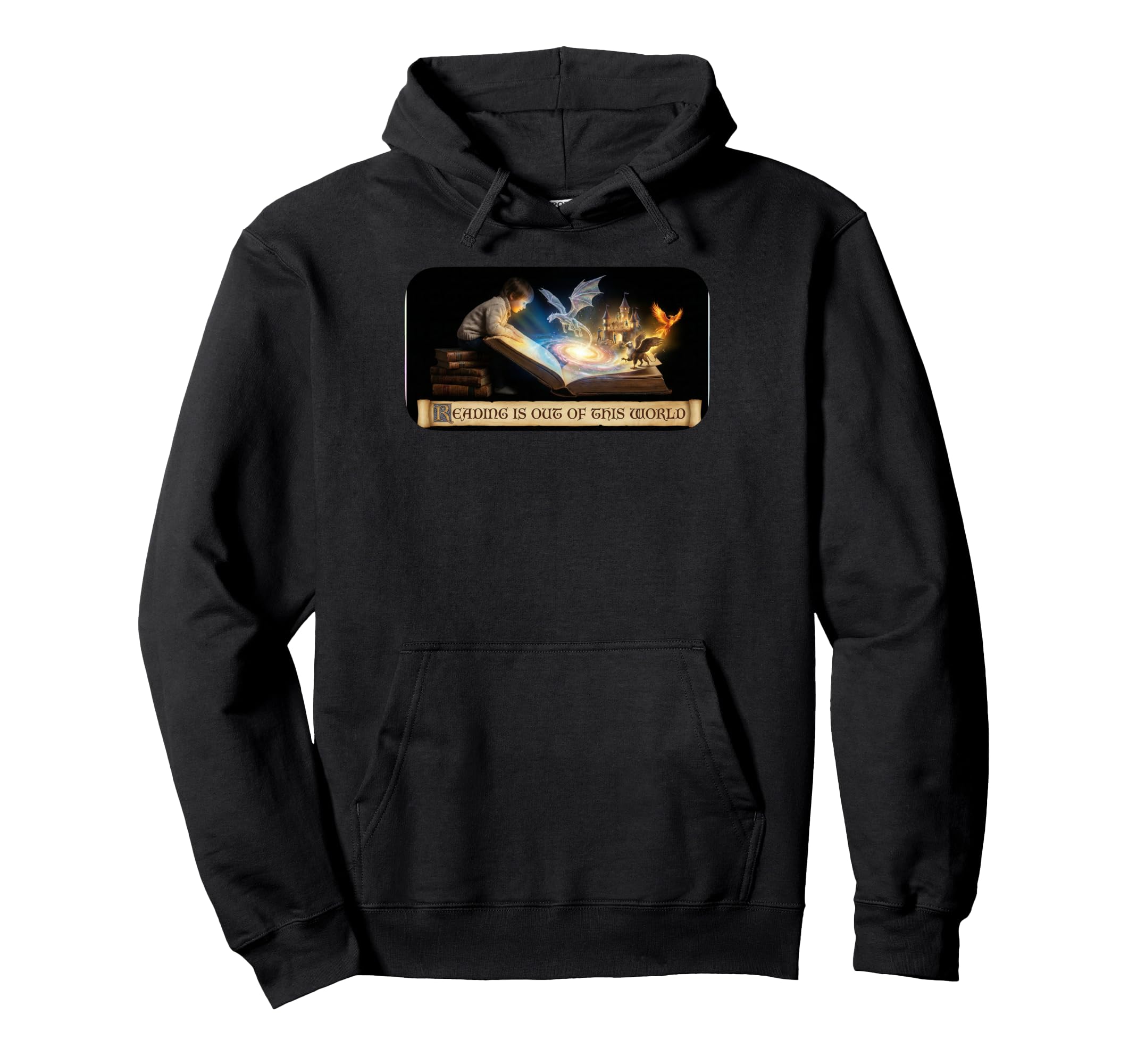 Reading Is Out This Fantasy Books Lover Hoodie - Fun Novelty Design Unisex - T-Shirt, Sweatshirt, Hoodie