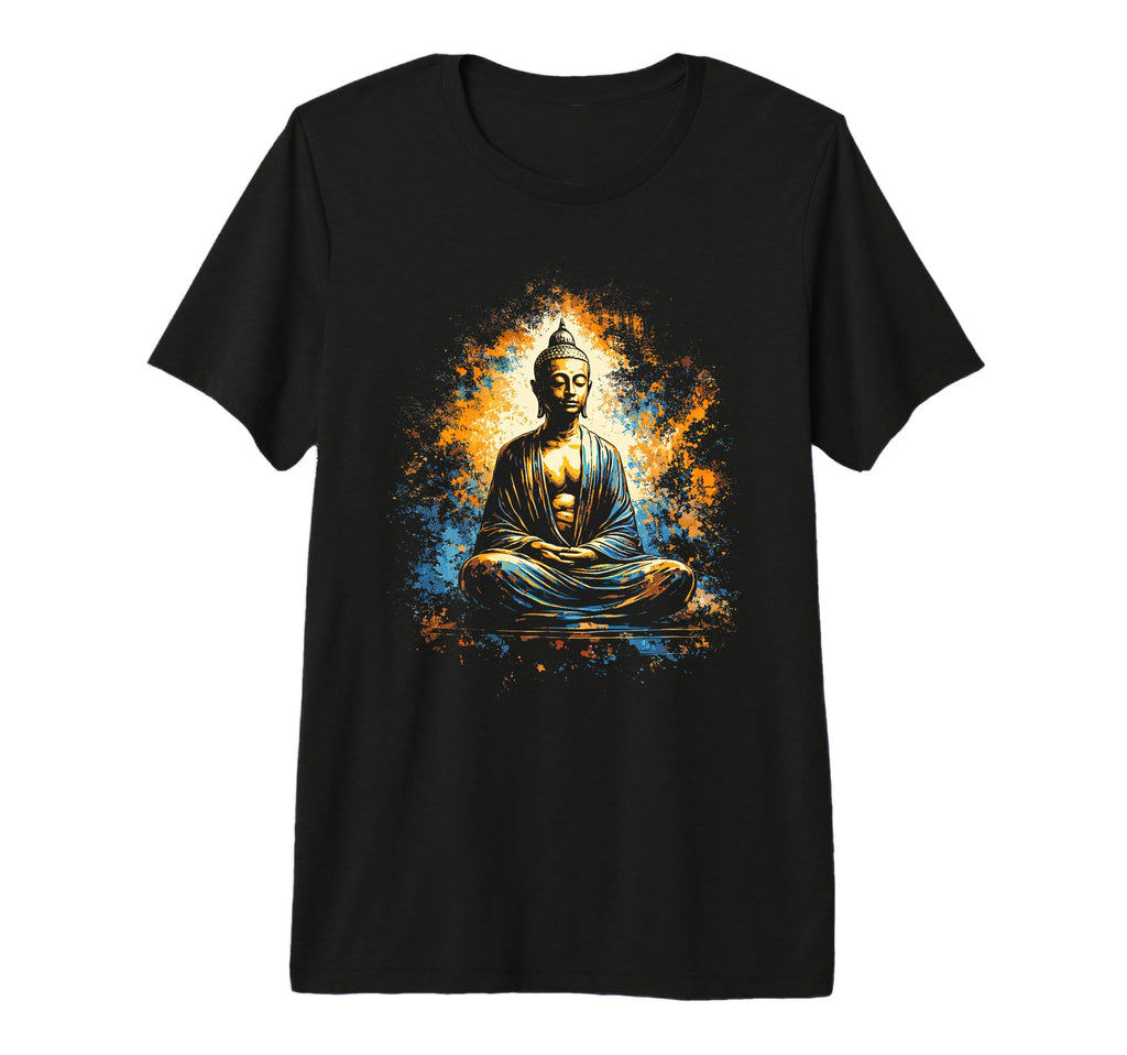 Buddha Meditation Zen Spiritual Art T-Shirt - Casual Everyday Wear Unisex - T-Shirt, Sweatshirt, Hoodie