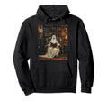 Funny Bibliophile Ghost Library Hoodie - Novelty Apparel for Adults - T-Shirt, Sweatshirt, Hoodie