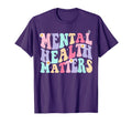 Mental Health Matters Groovy End T-Shirt - Fun Novelty Design for Adults - T-Shirt, Sweatshirt, Hoodie