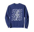 Racing Mama Checker Flag Race Gear Sweatshirt - Unique Graphic for Adults - T-Shirt, Sweatshirt, Hoodie