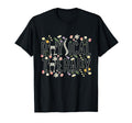 Physical Therapy Floral Spine Therapist T-Shirt - Unique Graphic Unisex - T-Shirt, Sweatshirt, Hoodie