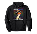 More Pride Less Prejudice Funny Lgbtq Pride Hoodie - Graphic Print Unisex - T-Shirt, Sweatshirt, Hoodie