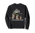 Funny Iguana Read Banned Books Book Sweatshirt - Graphic Print for Adults - T-Shirt, Sweatshirt, Hoodie