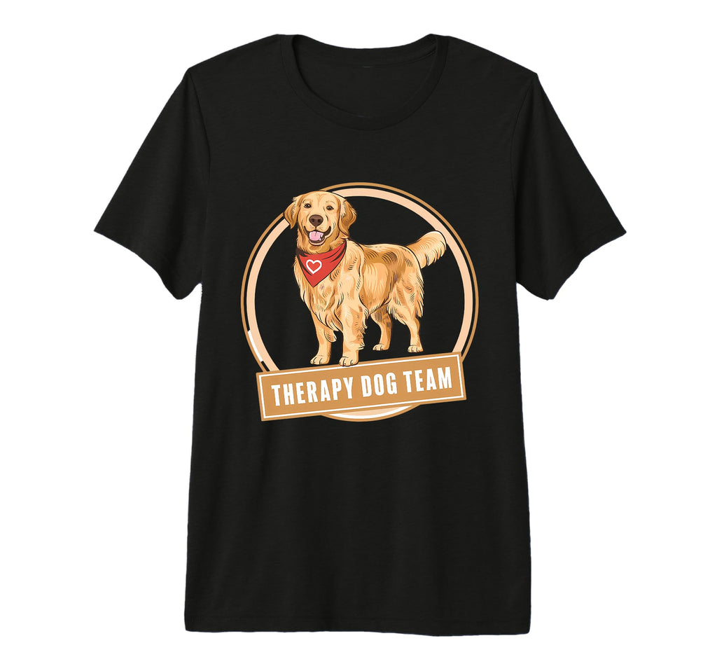 Therapy Dog Team Tri Blend T-Shirt - Minimalist Print for Adults - T-Shirt, Sweatshirt, Hoodie