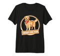 Therapy Dog Team Tri Blend T-Shirt - Minimalist Print for Adults - T-Shirt, Sweatshirt, Hoodie