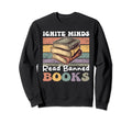 Book Lover Ignite Minds Read Sweatshirt - Aesthetic Graphic Men Women - T-Shirt, Sweatshirt, Hoodie
