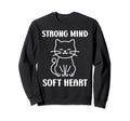 Funny Animal Strong Mind Soft Head Sweatshirt - Trendy Graphic for Adults - T-Shirt, Sweatshirt, Hoodie