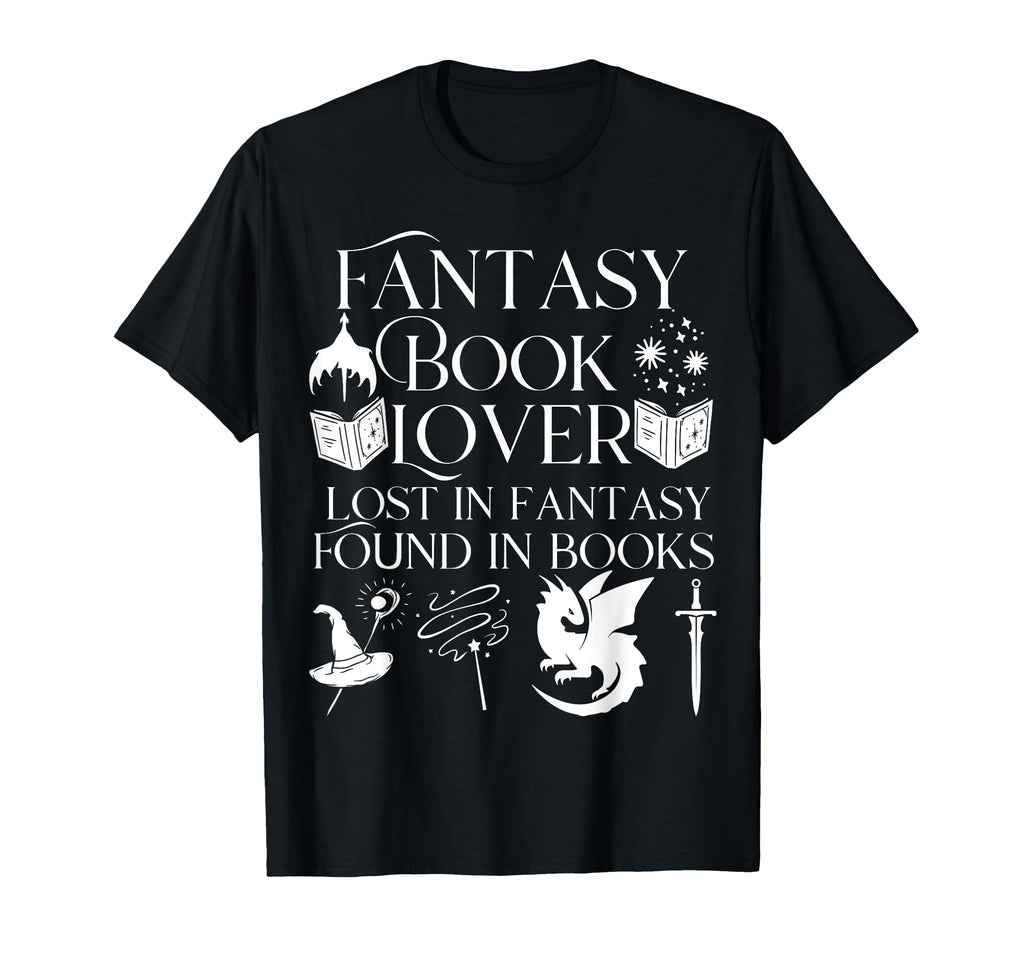 Fantasy Book Lover Dragons And Magic T-Shirt - Custom Art Print for Adults - T-Shirt, Sweatshirt, Hoodie