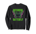 Antisocial Butterfly Lovers Sweatshirt - Casual Everyday Wear for Adults - T-Shirt, Sweatshirt, Hoodie