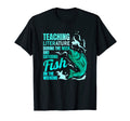 Teaching Literature Catching Fish T-Shirt - Minimalist Print Unisex - T-Shirt, Sweatshirt, Hoodie