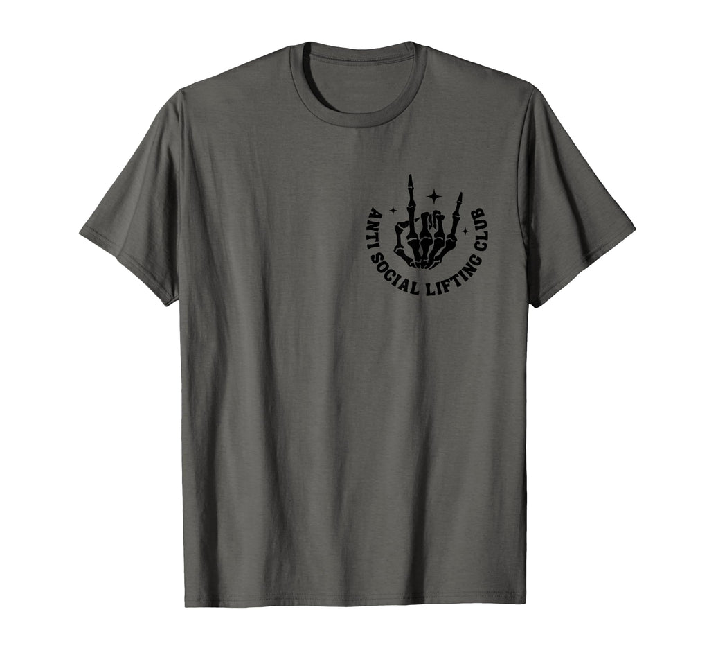 Anti Social Lifting Club Funny T-Shirt - Casual Everyday Wear for Adults - T-Shirt, Sweatshirt, Hoodie
