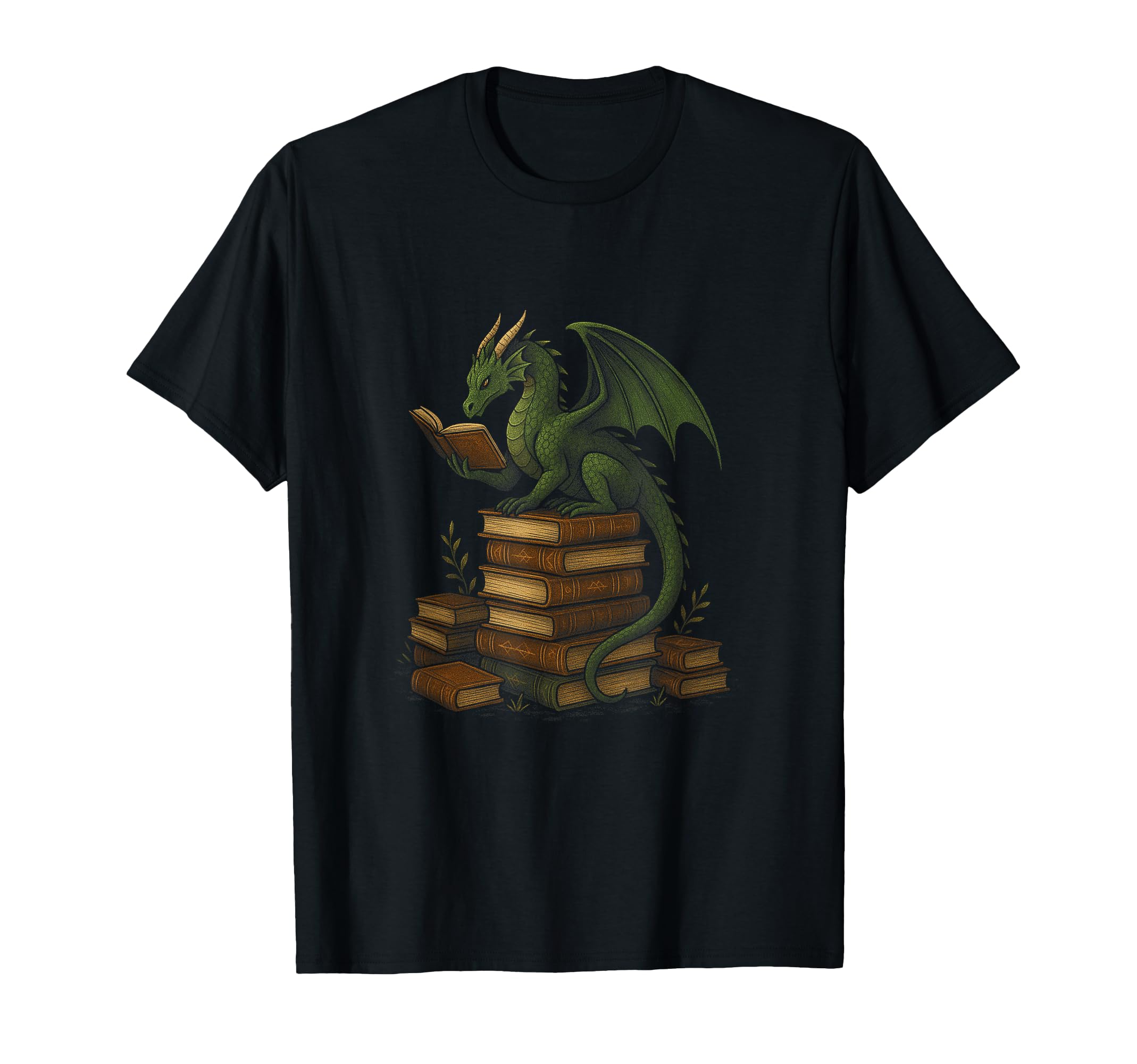 Distressed Bookworm Dragons Reading T-Shirt - Streetwear Style Men Women - T-Shirt, Sweatshirt, Hoodie
