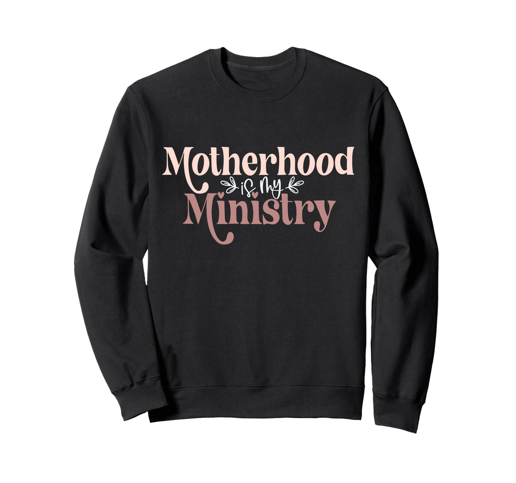 Homeschool Mom Motherhood Is My Sweatshirt - Custom Art Print for Adults - T-Shirt, Sweatshirt, Hoodie