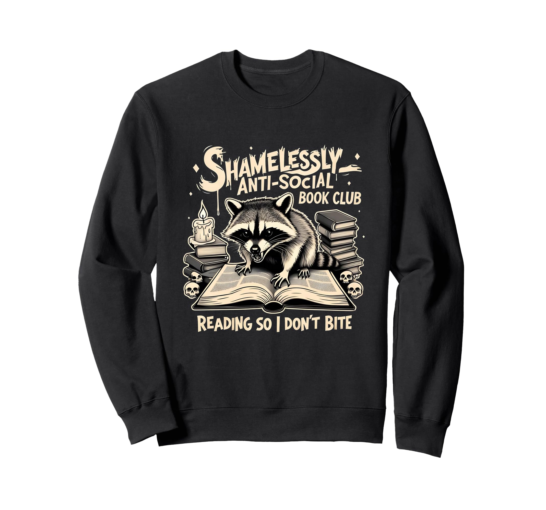 Shamelessly Anti Social Book Club Sweatshirt - Minimalist Print Men Women - T-Shirt, Sweatshirt, Hoodie