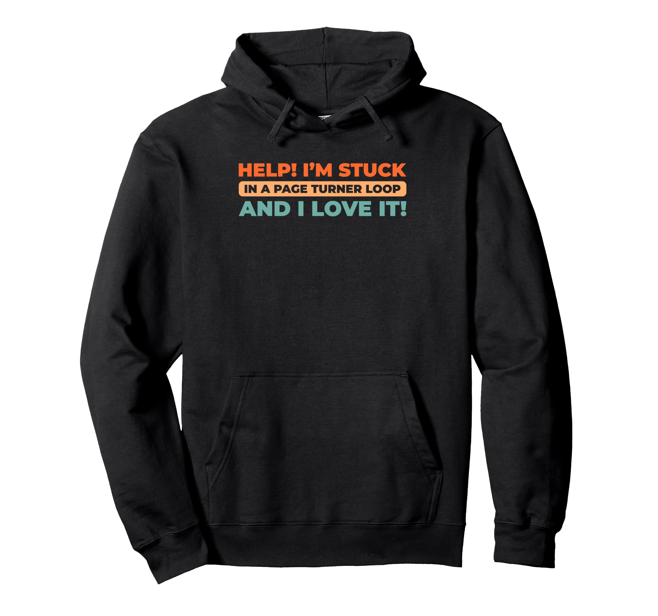 Bookworm Bibliophile Library Hoodie - Fun Novelty Design for Adults - T-Shirt, Sweatshirt, Hoodie