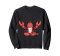 Meditation Lobster Yoga Pose Sweatshirt - Novelty Apparel for Adults - T-Shirt, Sweatshirt, Hoodie