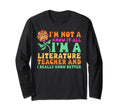Literature Teacher And Sweatshirt - Minimalist Print for Adults - T-Shirt, Sweatshirt, Hoodie