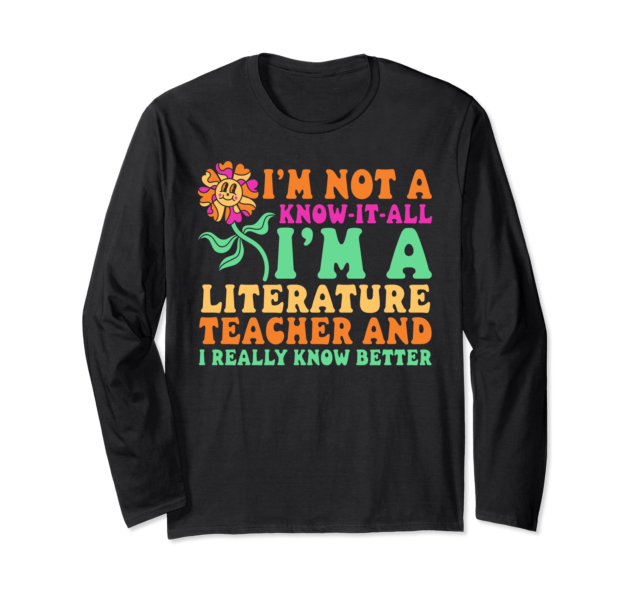 Literature Teacher And Sweatshirt - Minimalist Print for Adults - T-Shirt, Sweatshirt, Hoodie