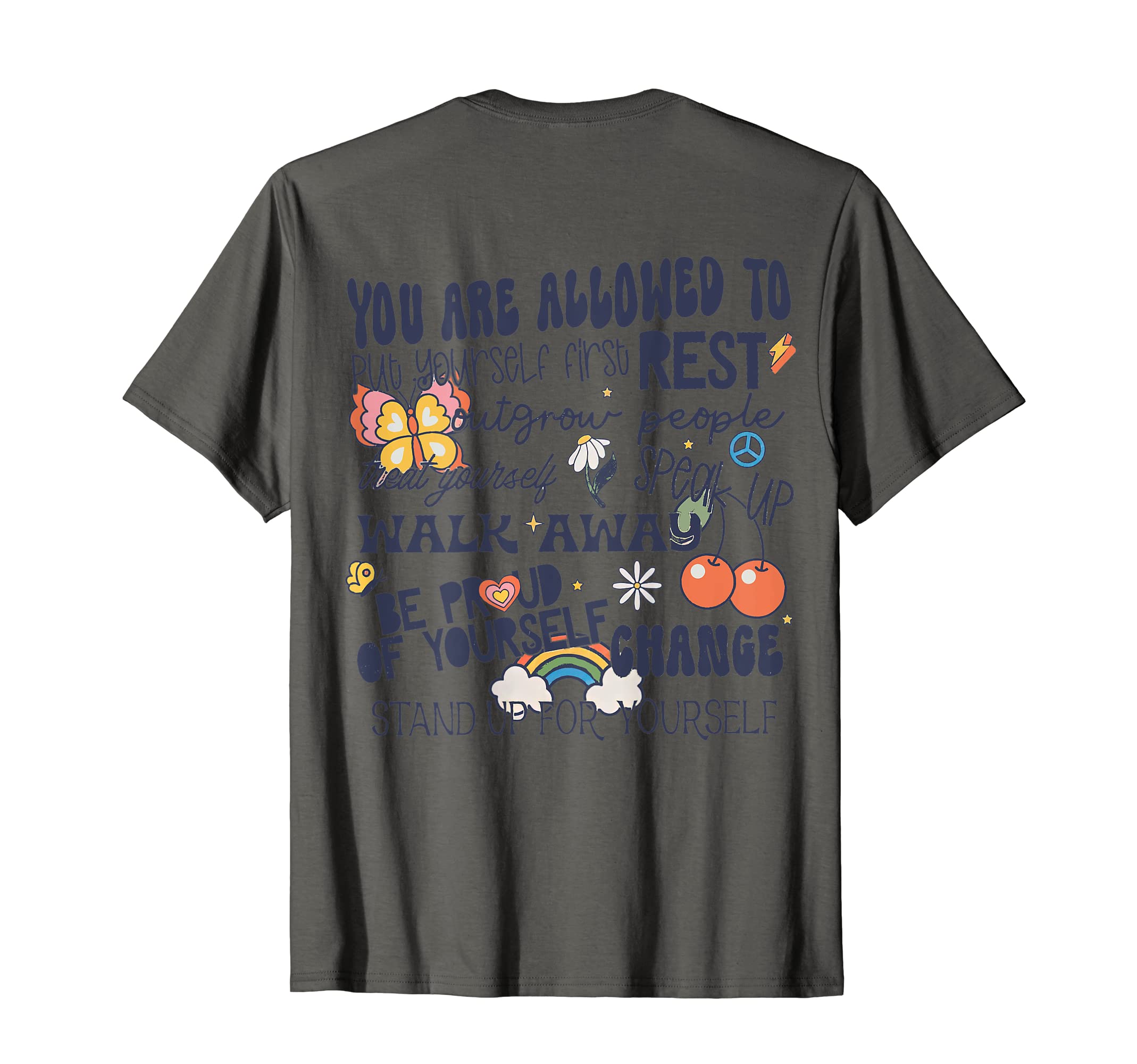 You Are Allowed To Rest Put Yourself T-Shirt - Unique Graphic for Adults - T-Shirt, Sweatshirt, Hoodie