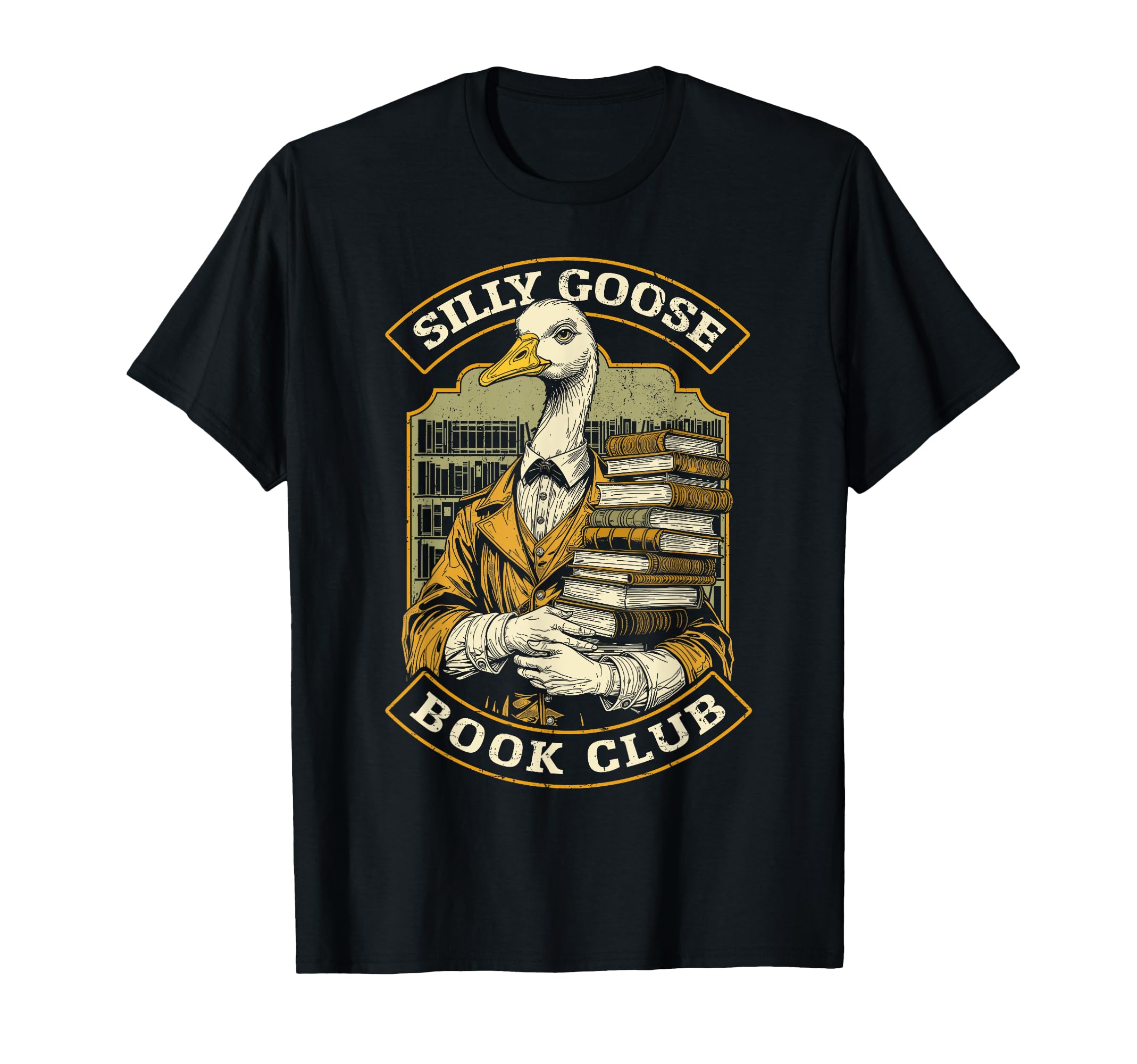 Silly Goose Book Club Funny Librarian T-Shirt - Novelty Apparel Men Women - T-Shirt, Sweatshirt, Hoodie