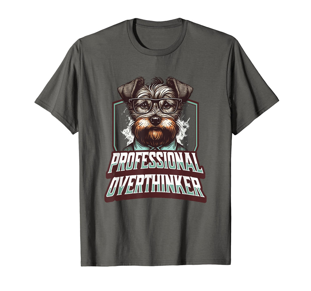 Sophisticated Overthinker Dog Lover T-Shirt - Aesthetic Graphic Men Women - T-Shirt, Sweatshirt, Hoodie