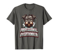 Sophisticated Overthinker Dog Lover T-Shirt - Aesthetic Graphic Men Women - T-Shirt, Sweatshirt, Hoodie