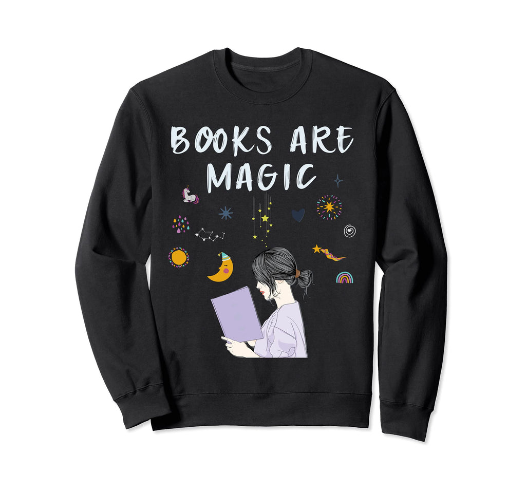 Bibliophile Gifts Reading Lover Books Sweatshirt - Graphic Print Men Women - T-Shirt, Sweatshirt, Hoodie