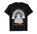 Read More Books Dragon Rainbow Reading T-Shirt - Unique Graphic for Adults - T-Shirt, Sweatshirt, Hoodie