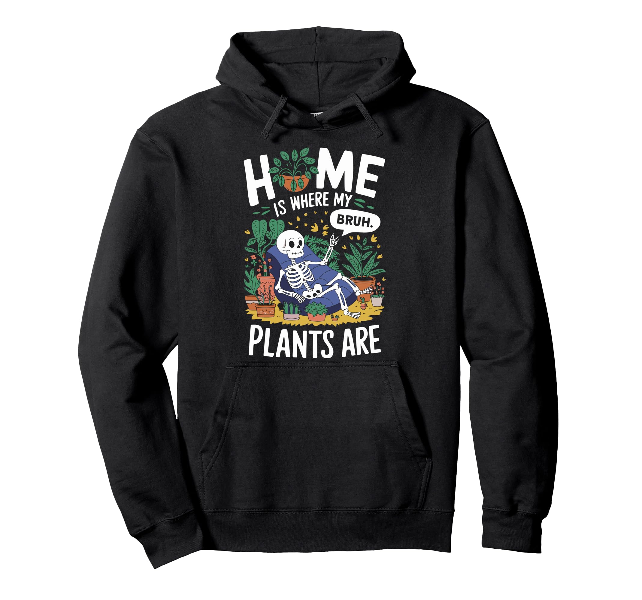 Plant Lover Botanical House Plant Hoodie - Minimalist Print Men Women - T-Shirt, Sweatshirt, Hoodie