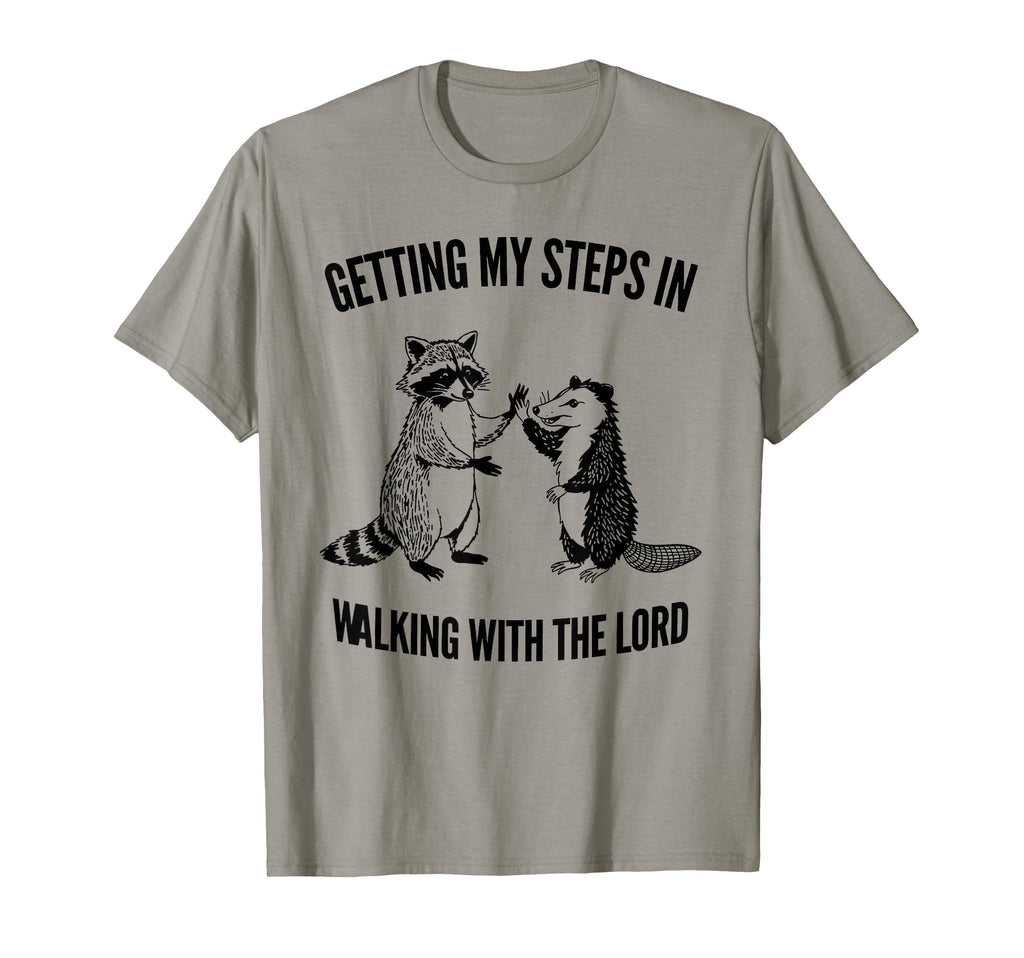Getting My Steps Walking Lord T-Shirt - Minimalist Print for Adults - T-Shirt, Sweatshirt, Hoodie