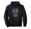 Literary Dragon Reading Books Hoodie - Casual Everyday Wear Men Women - T-Shirt, Sweatshirt, Hoodie
