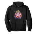 Ganesha Spiritual Art Hindu Deity Yoga Hoodie - Graphic Print for Adults - T-Shirt, Sweatshirt, Hoodie