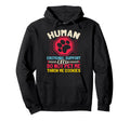 Service Dog Human Emotional Support Hoodie - Trendy Graphic for Adults - T-Shirt, Sweatshirt, Hoodie
