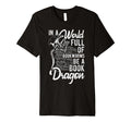 World Full Bookworms Be Book Dragon Fantasy T-Shirt - Graphic Print Unisex - T-Shirt, Sweatshirt, Hoodie