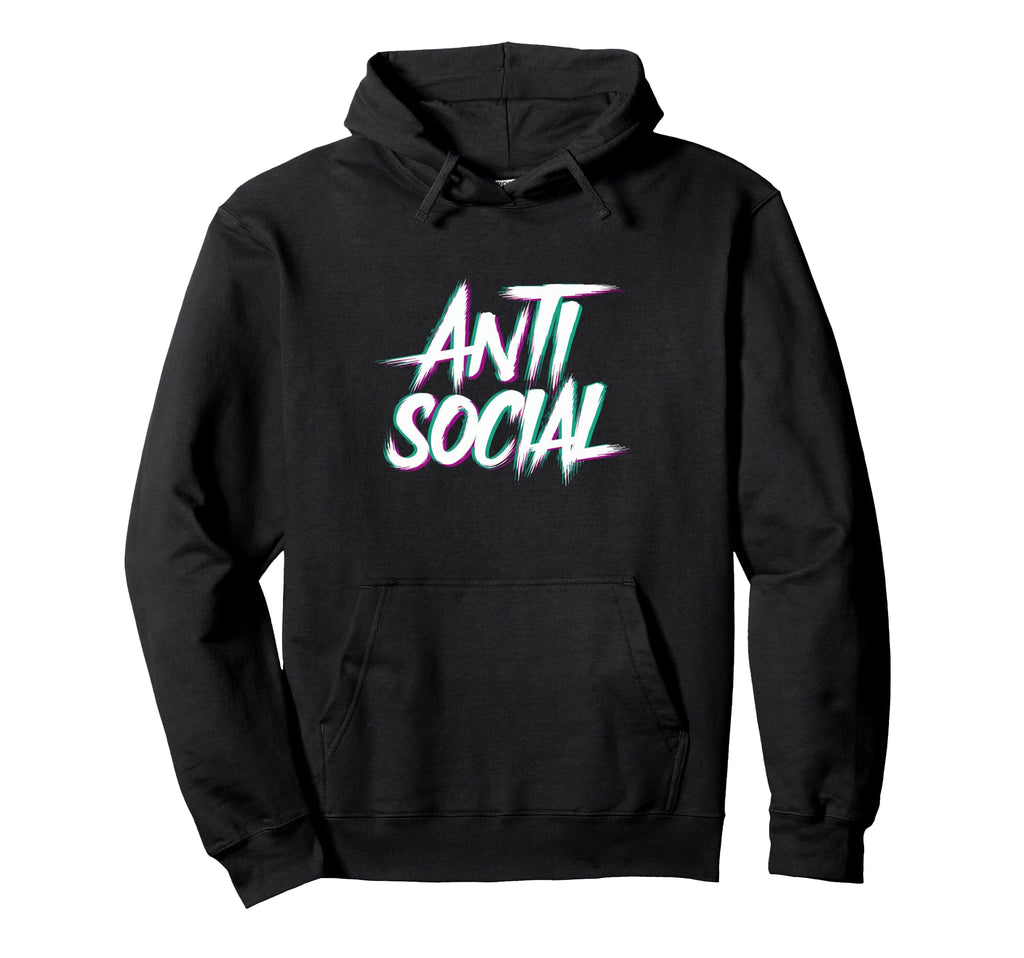 Anti Social Introvert I Hate People Party Hoodie - Minimalist Print Unisex - T-Shirt, Sweatshirt, Hoodie
