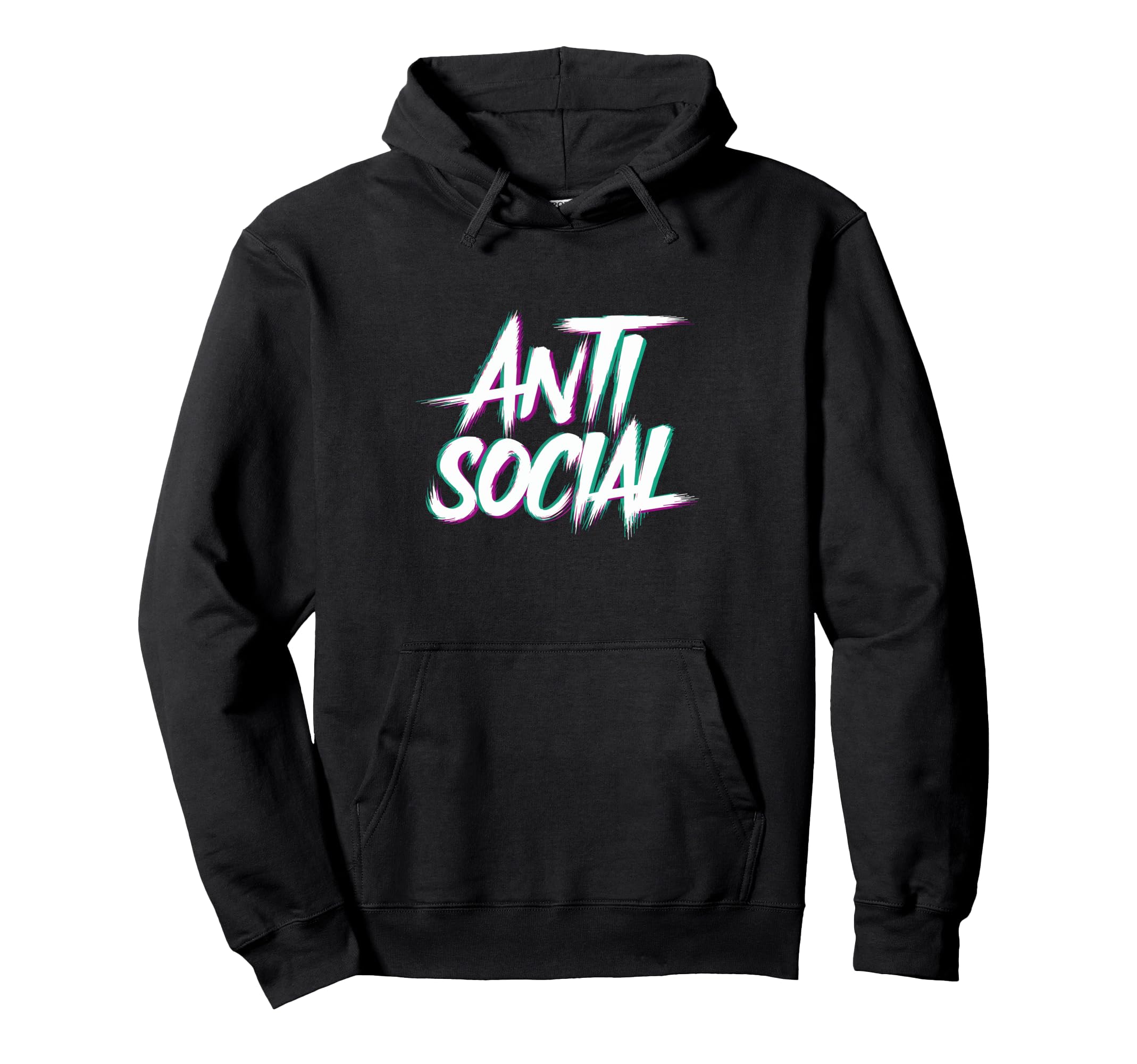 Anti Social Introvert I Hate People Party Hoodie - Minimalist Print Unisex - T-Shirt, Sweatshirt, Hoodie