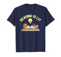 Reading Is Lit Nerd Book Librarians T-Shirt - Novelty Apparel Men Women - T-Shirt, Sweatshirt, Hoodie