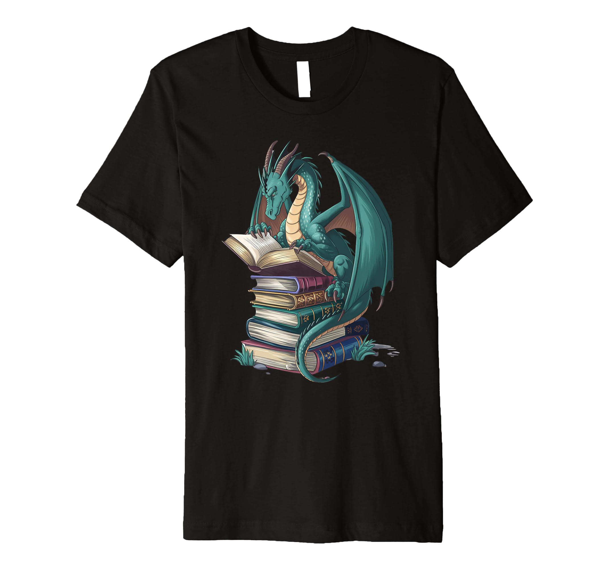 Funny Bookworm Book Dragon Im Book T-Shirt - Minimalist Print for Adults - T-Shirt, Sweatshirt, Hoodie