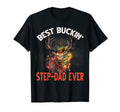 Mens Best Buckin Step Dad Ever Hunter T-Shirt - Aesthetic Graphic Unisex - T-Shirt, Sweatshirt, Hoodie
